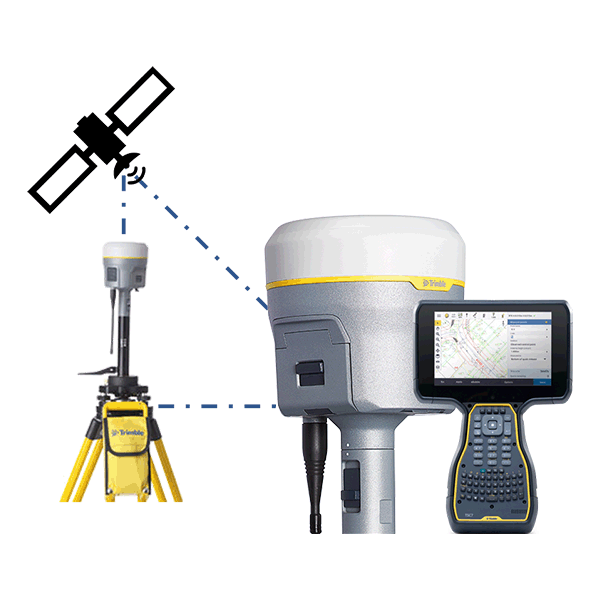 Trimble R10-2/R12 UHF Rover with Controller